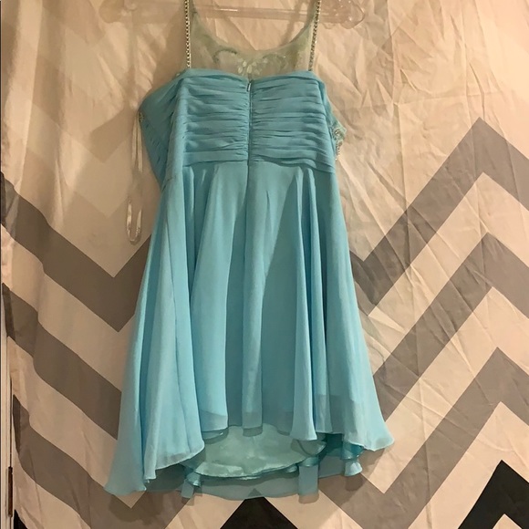 Teal blue homecoming dress - Picture 2 of 2